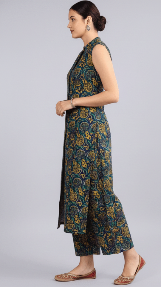 Women’s Kurta & Palazzo Co-Ord Set Trendy, Fancy & Comfortable Ethnic Wear - Image 2