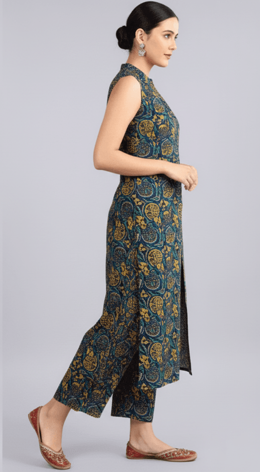 Women’s Kurta & Palazzo Co-Ord Set Trendy, Fancy & Comfortable Ethnic Wear - Image 3