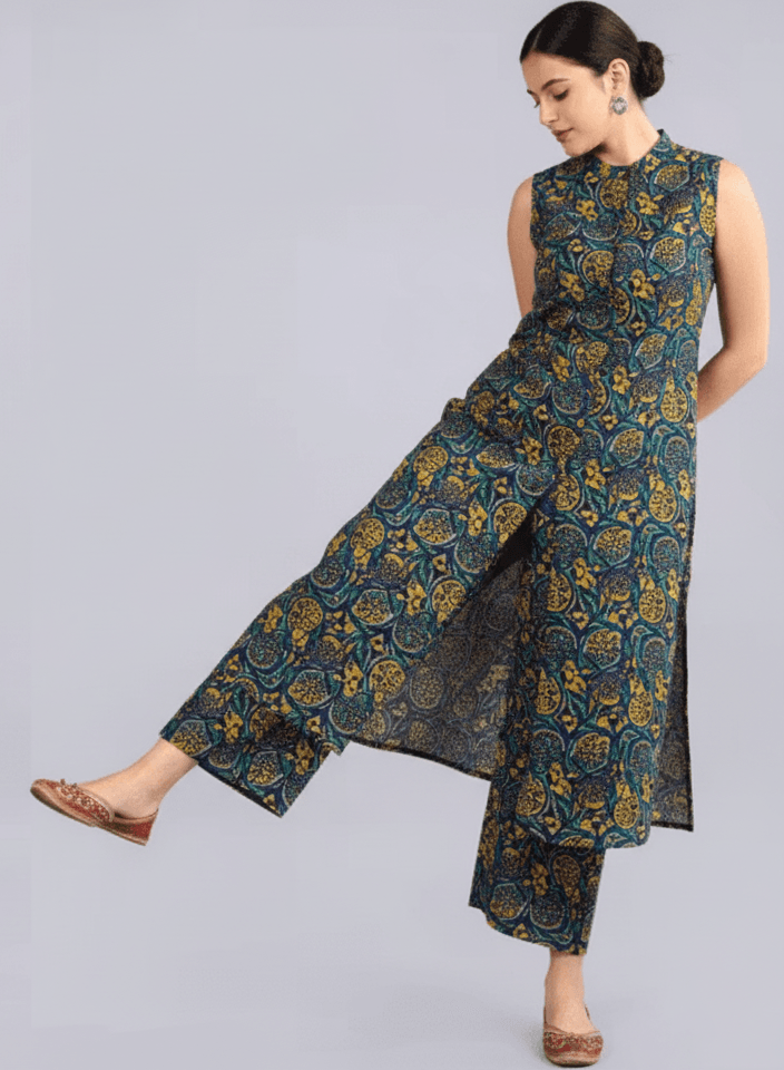 Women’s Kurta & Palazzo Co-Ord Set Trendy, Fancy & Comfortable Ethnic Wear - Image 4