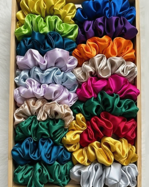 Premium Handmade Scrunchie Set Gentle on Hair, Stylish Everyday Wear