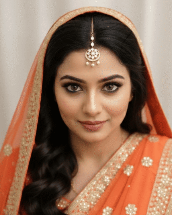 Starlight Bloom Kundan Maang Tikka Traditional Indian Bridal Jewelry