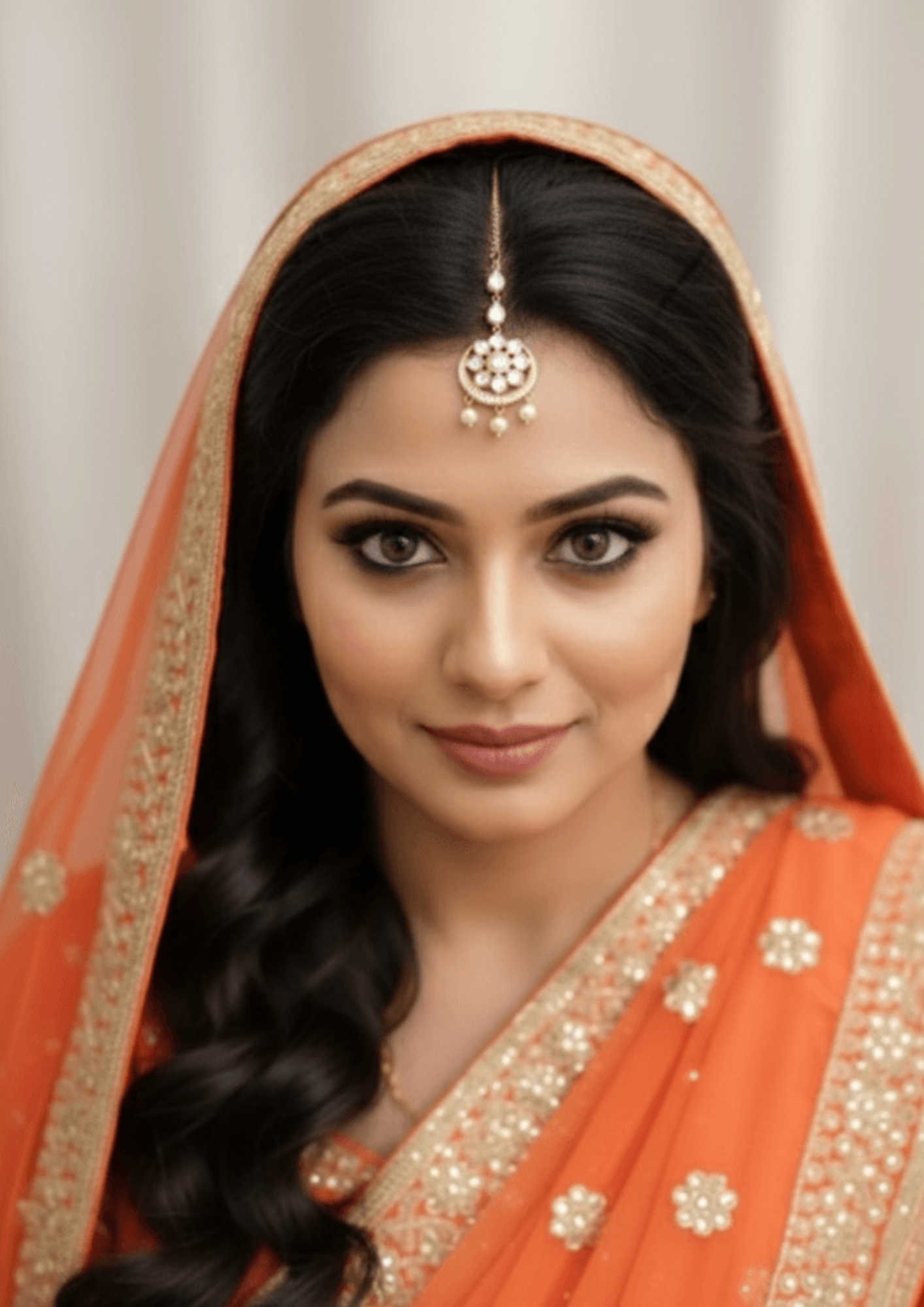 Starlight Bloom Kundan Maang Tikka Traditional Indian Bridal Jewelry