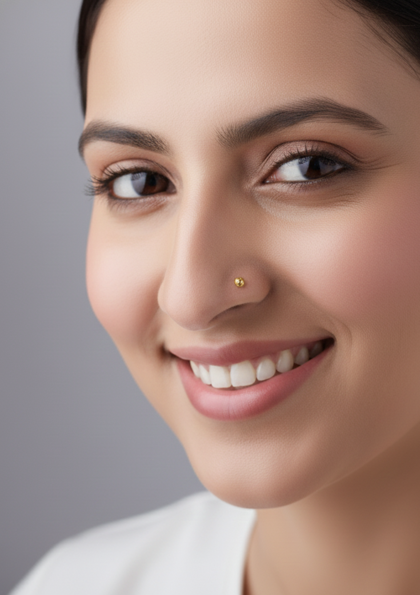 Floral Nose Jewelry Petal light Nose Pin