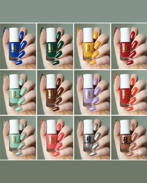 Bastian Nail Polish Set – Combo of 12 Beautiful, Long Lasting Shades