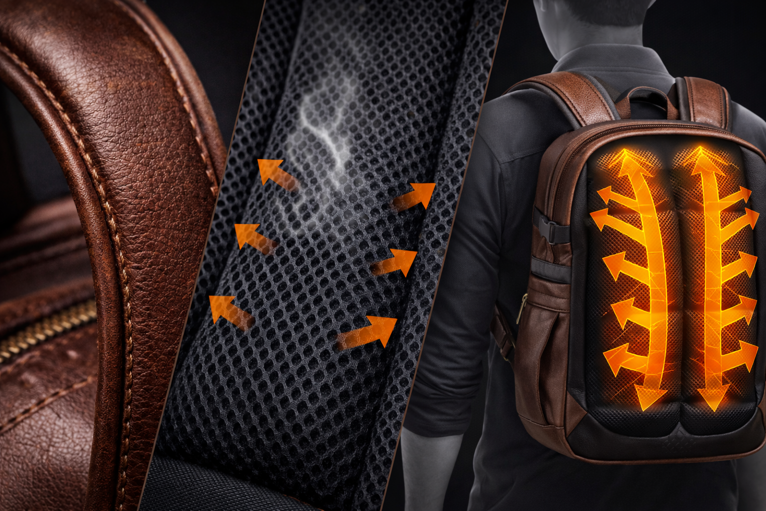 Ergonomic backpack design for comfortable carry