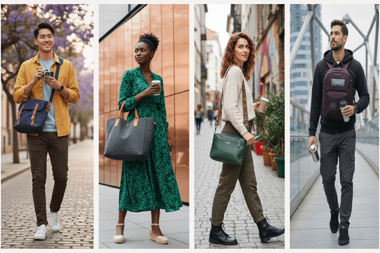 Practical everyday canvas tote